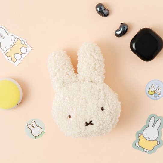 K-Wonderland - Vendita all'ingrosso Astuccio - Donna - Portafoglio multiuso Miffy Fluffy 3D Face2