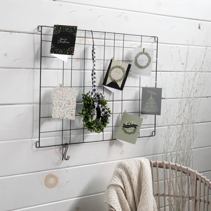 Willow Group - Wholesale Retailer Display - Home & Living - Rectangular Metal Grid Hanging Display3