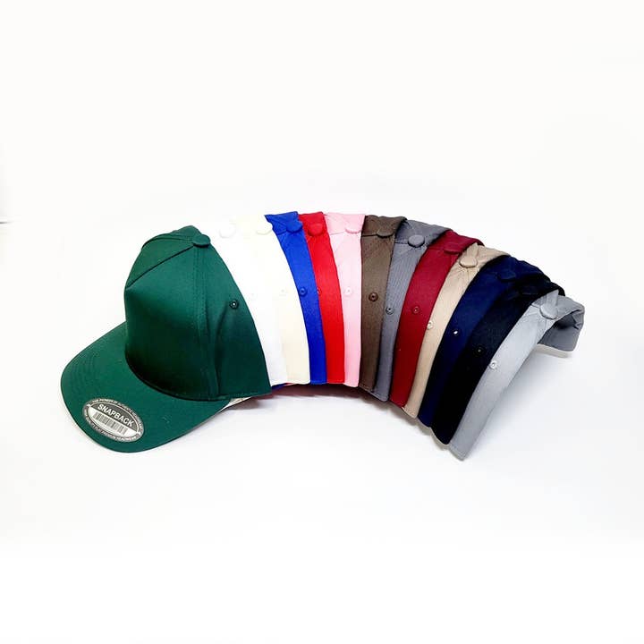 Solid Color Snapback Hat for wholesale by Funteze