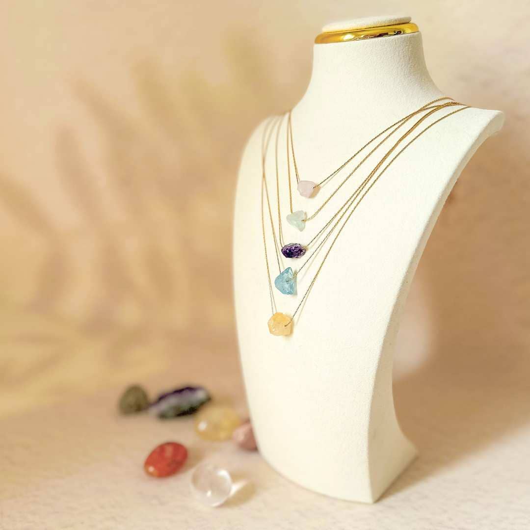 LilAryenne | Jewelry & Suncatchers – wholesale Hänge-/berlockhalsband – Fint kristallhalsband – S.Stål Minimalistisk Ädelstensgåva4