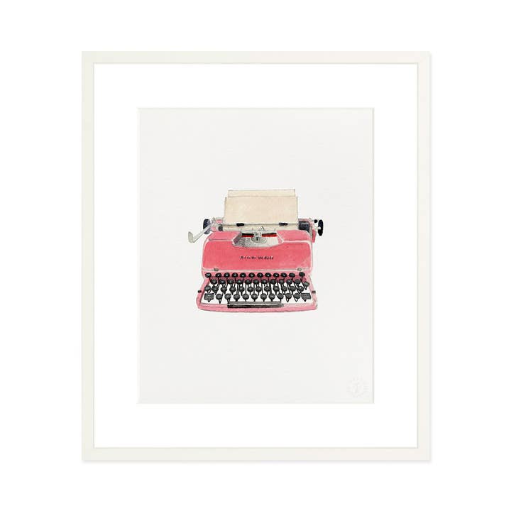 Retro Typewriter - Art Print for wholesale by Felix Doolittle