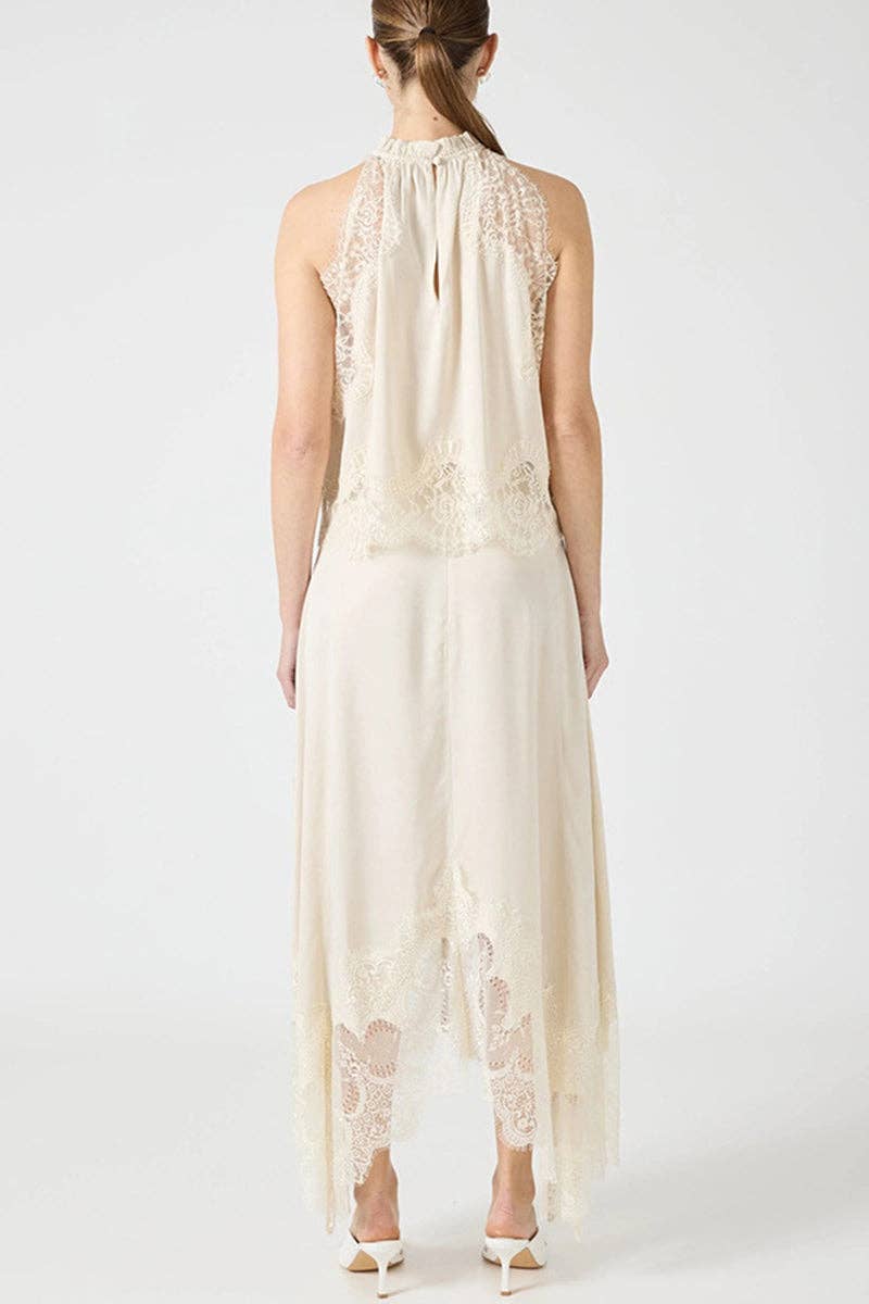 Mccolin - Wholesale Top & Skirt Set - Women's - Lace Long Skirt Two-Piece Set2