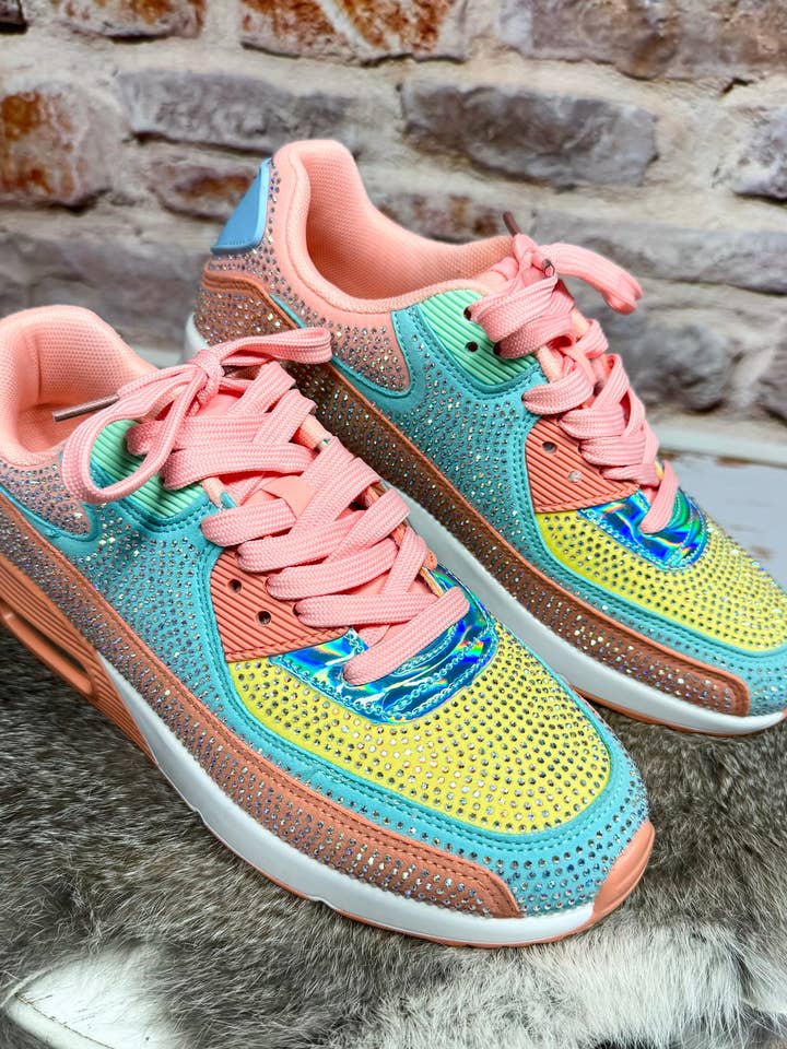 Bliss - Wholesale Lifestyle Sneakers - Women's - Remi Rhinestone Sneaker