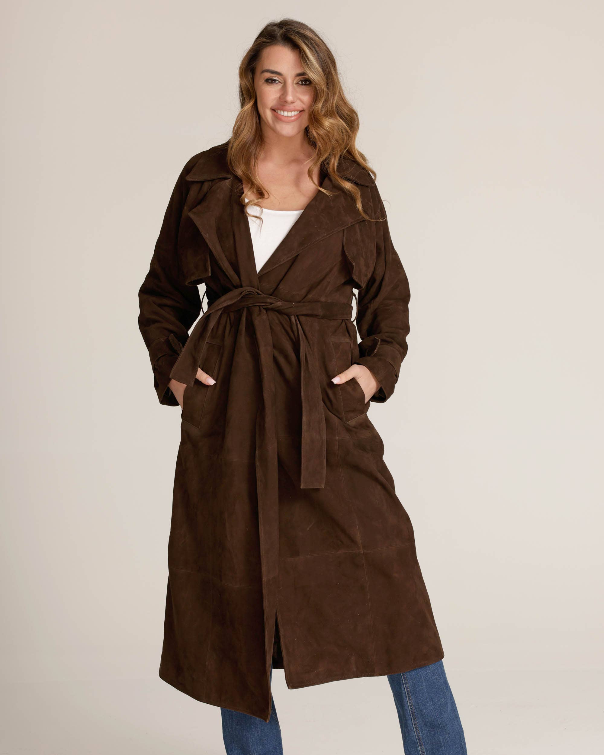 Amsterdam Heritage Leather Belts, Bags, Jackets & Apparel - Wholesale Leather Jacket - Women's - Venice | Leather Trench Coat18