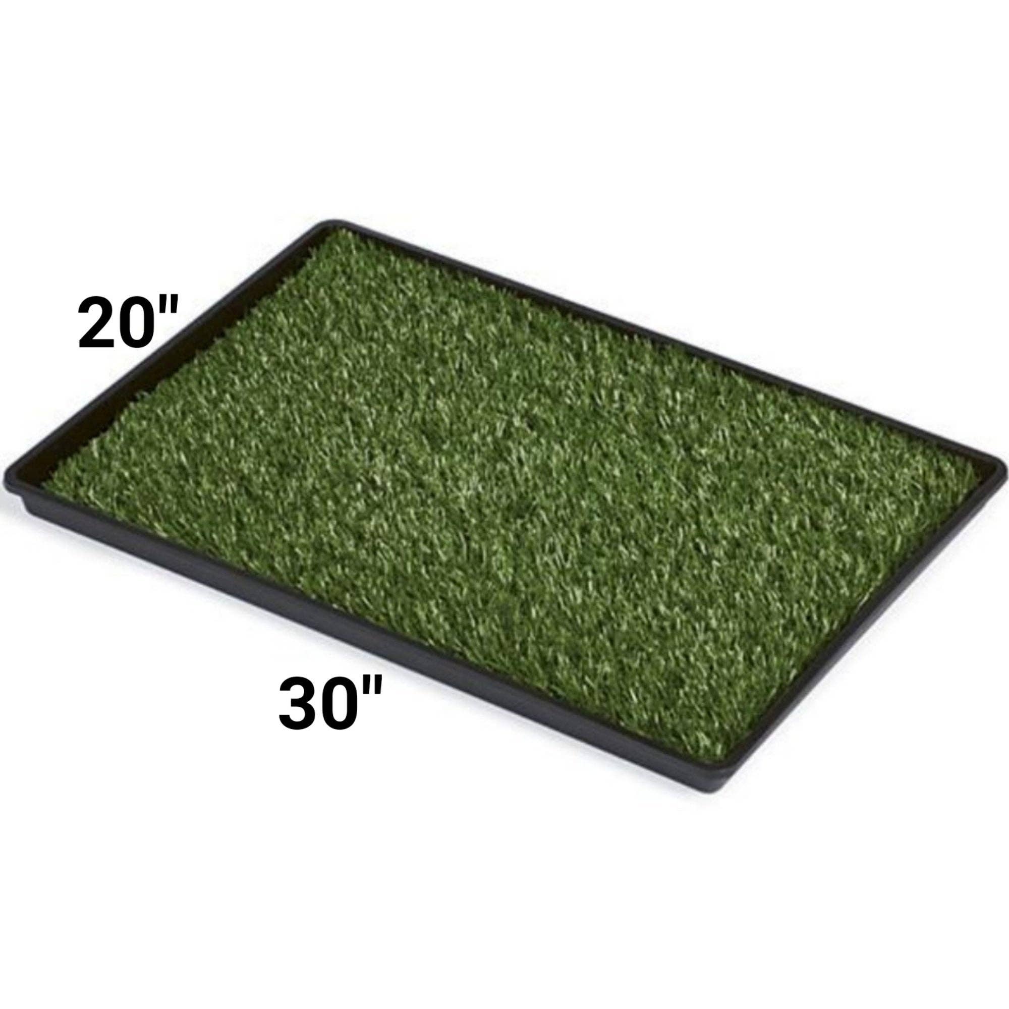 Mr. Peanut's - Vente Tapis – chien - Mr. Peanut's Potty Place - Tapis d'entraînement avec gazon artificiel pour chiots et petits animaux – Tapis de propreté portable avec plateau3