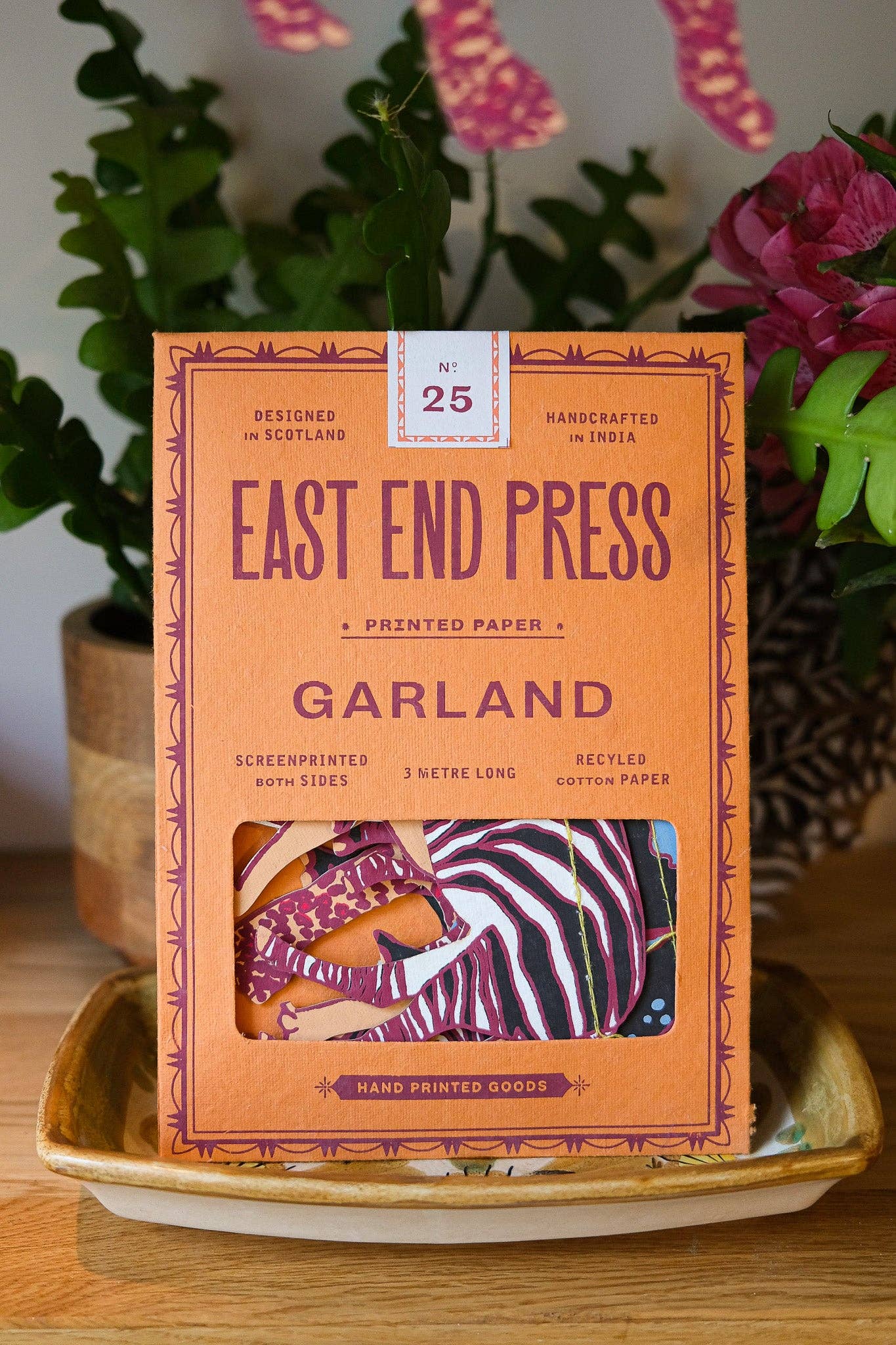 East End Press – wholesale Bunting/garland – UK/EU: Safari Animals Sewn Garland8