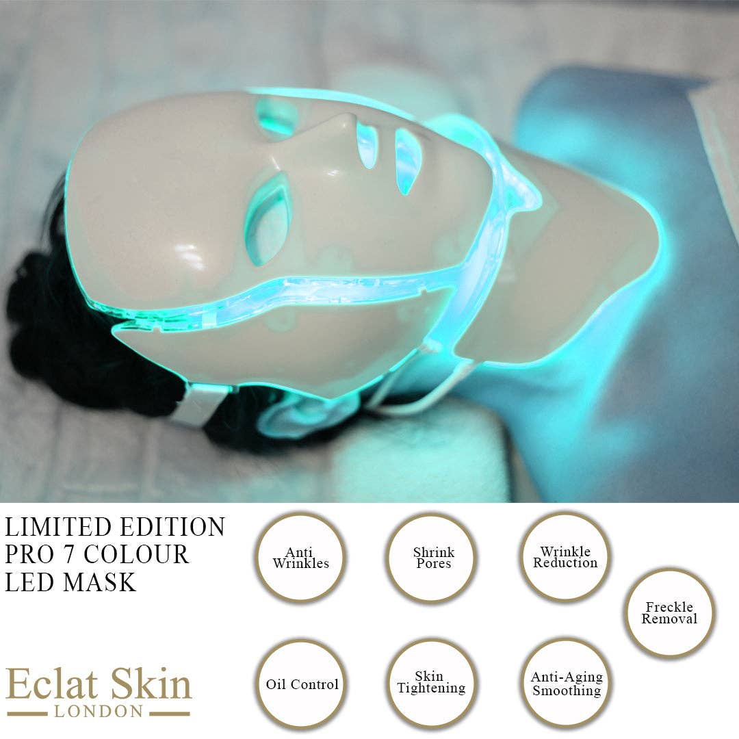 Eclat Cosmetic Ltd - Vente Masque pour le visage - Édition Limitée Masque Visage & Cou Pro 7 Couleurs LED5