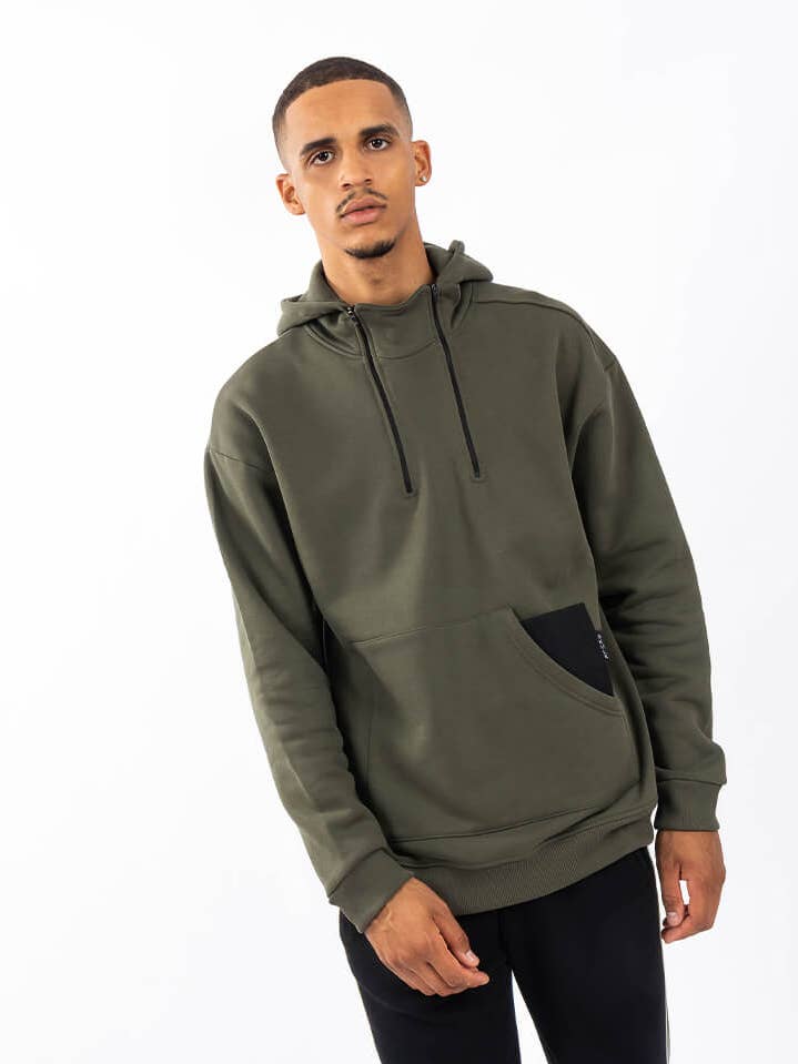 Hættetrøje Lås Oliven for engroshandel hos StockNow Unipessoal