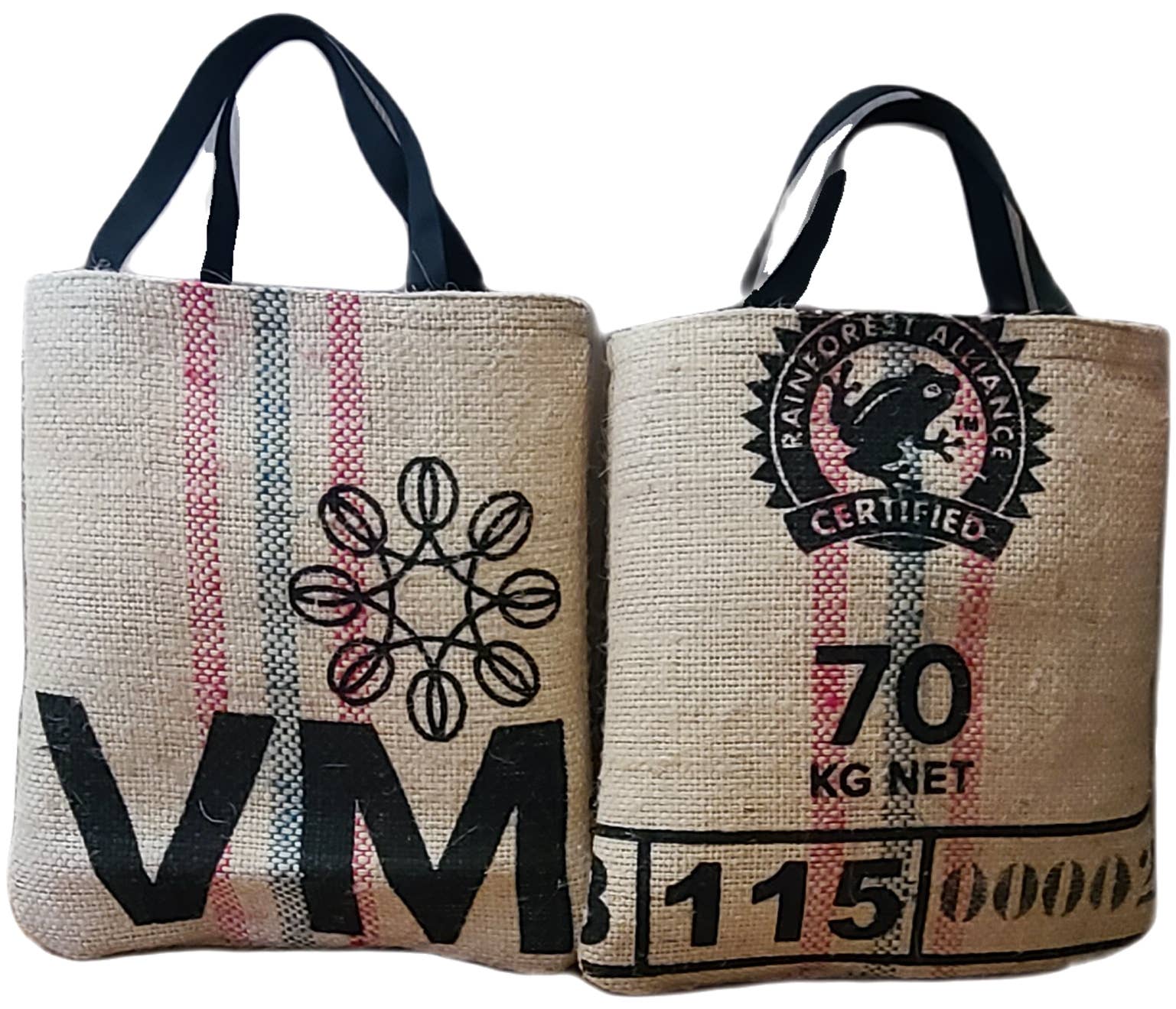 LP Motifs - Wholesale Tote Bag - Unisex - Upcycled Burlap Tote Bags