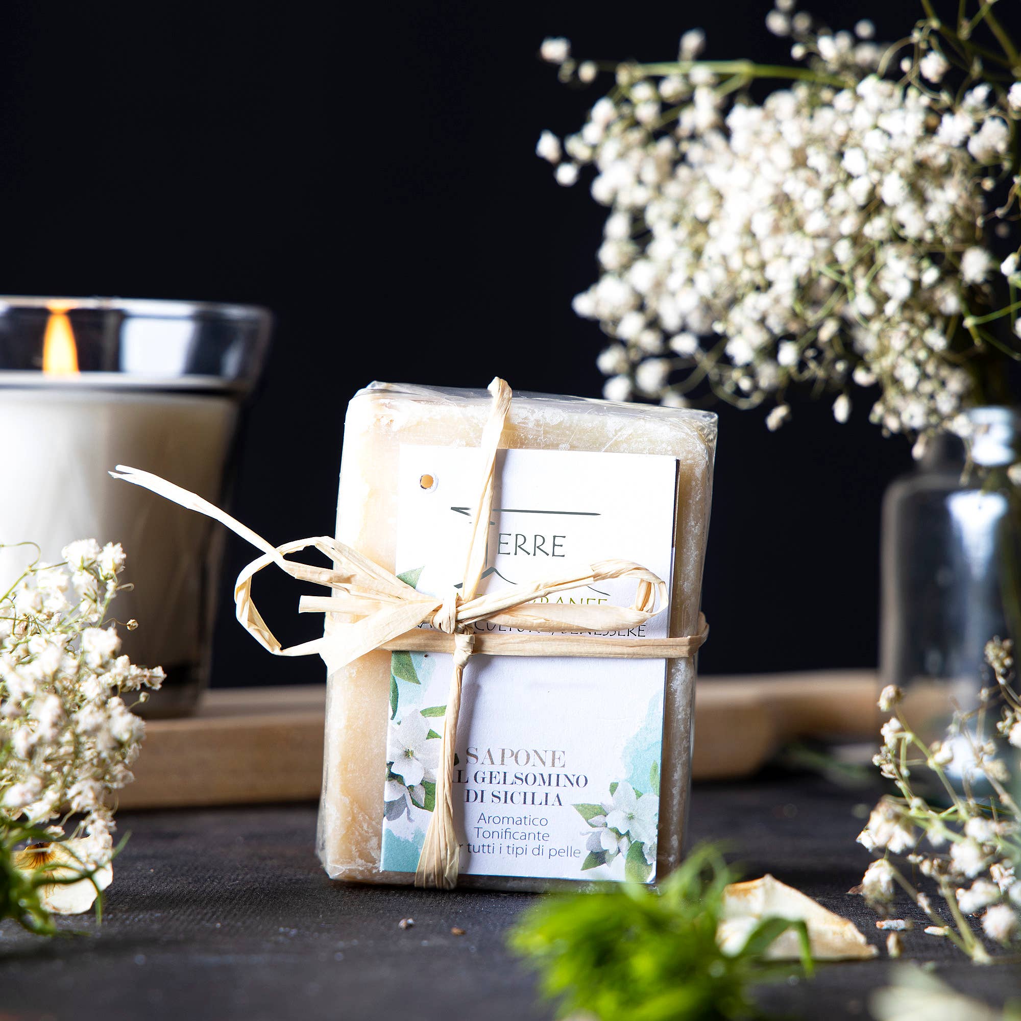 Terre Mediterranee - Wholesale Bar Soap - Sicilian JASMINE SOAP