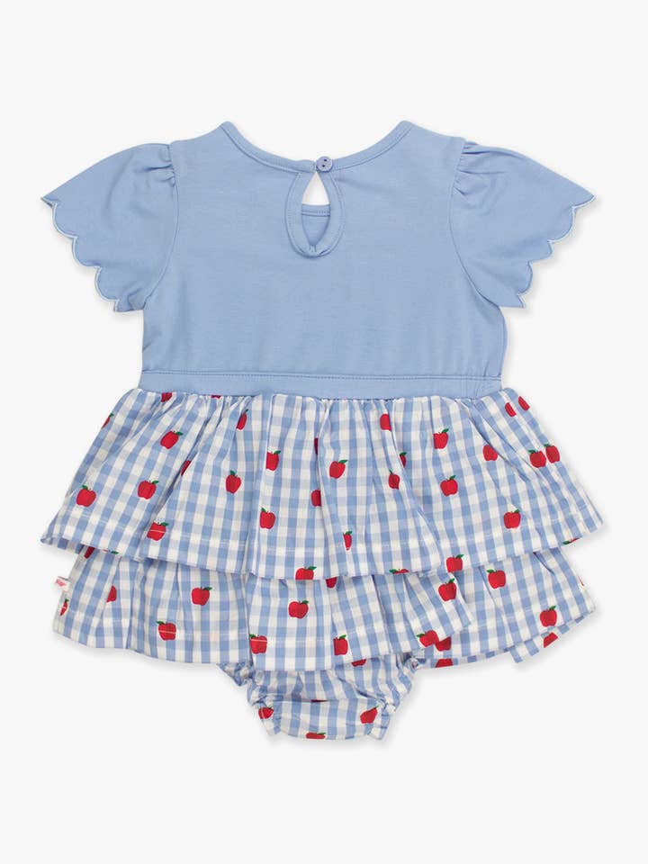 Blue Baby Girls Apple Orchard Classic Gingham Short Sleeve Skirted Romper
for wholesale on Faire10