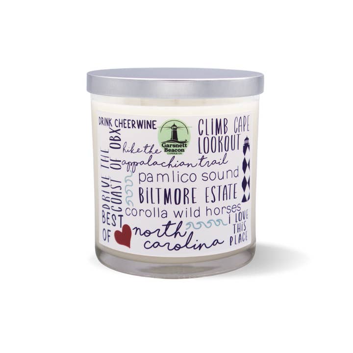 Garsnett Beacon Candle Co. - Wholesale Jar/Filled Candle - North Carolina - Things to Do Scented Candle1