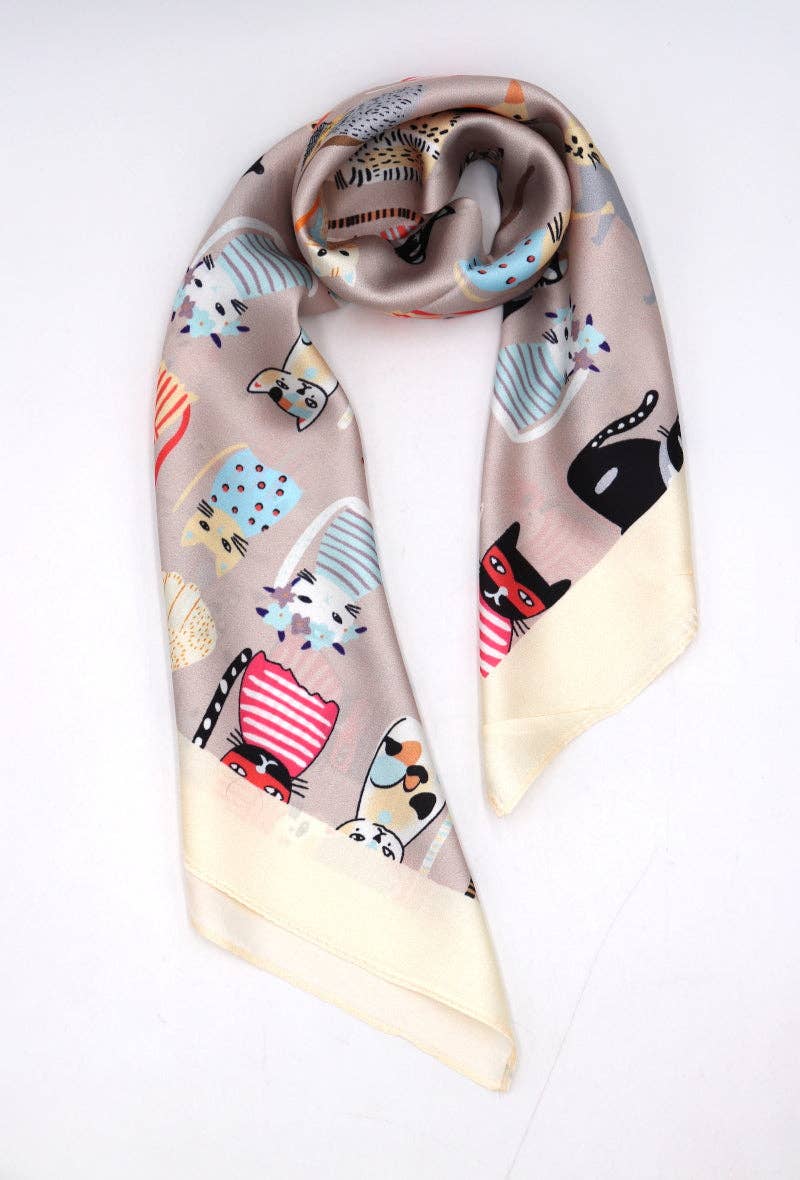 LIL' MOON - Wholesale Scarf - Women's - Square #SQ2300214
