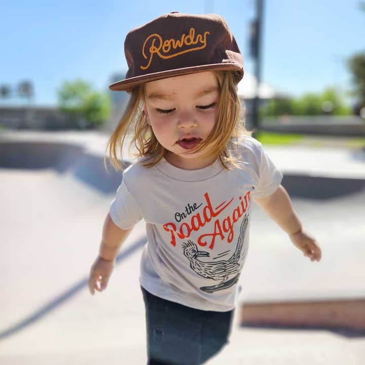 River Road Clothing Company - Wholesale Screen-printed t-shirt – Kids - On The Road Again (Youth)1