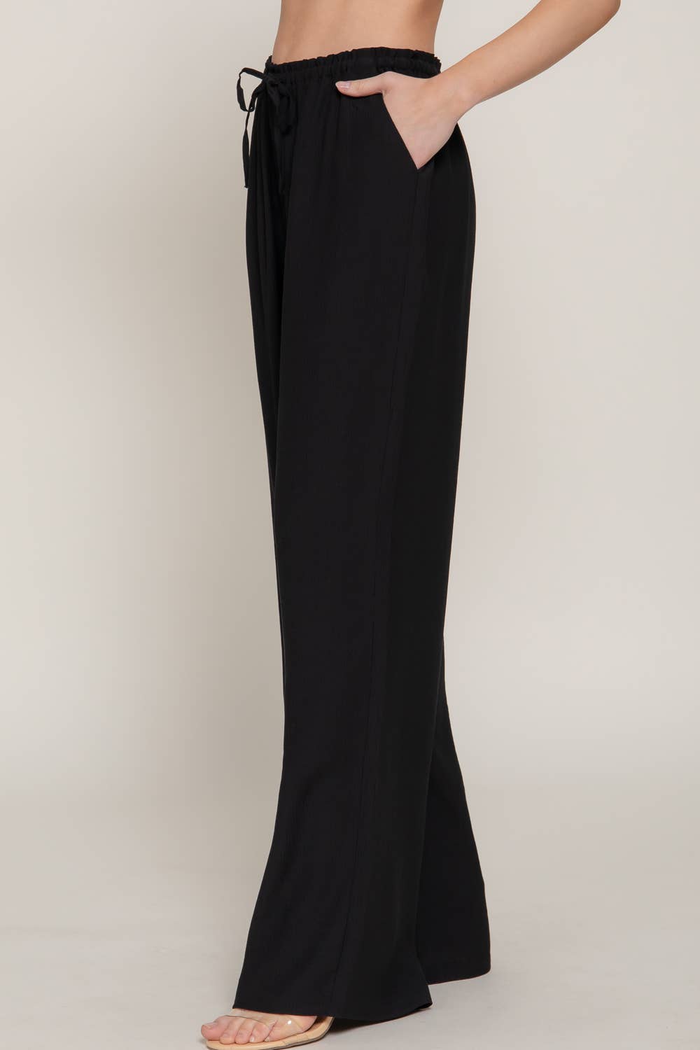 Active Basic | Active USA – wholesale Byxor - Dam – Byxor med resårmidja och justerbar snodd, vida och luftiga2