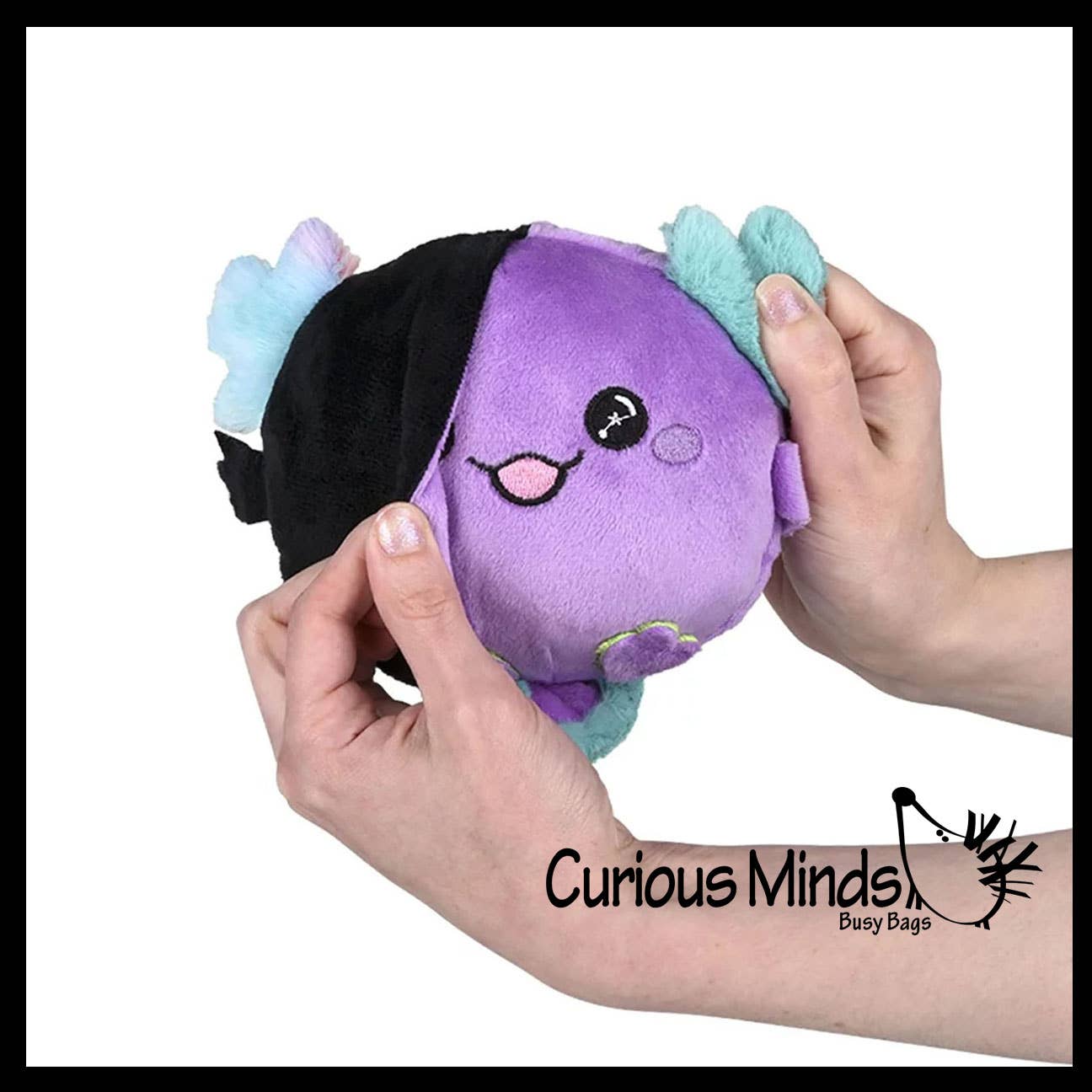 Curious Minds Toys - Wholesale Stuffed/Plush Toy - Kids & Baby - 1 Reversible Axolotl Animal Plush Flip Inside Out Animals - 2