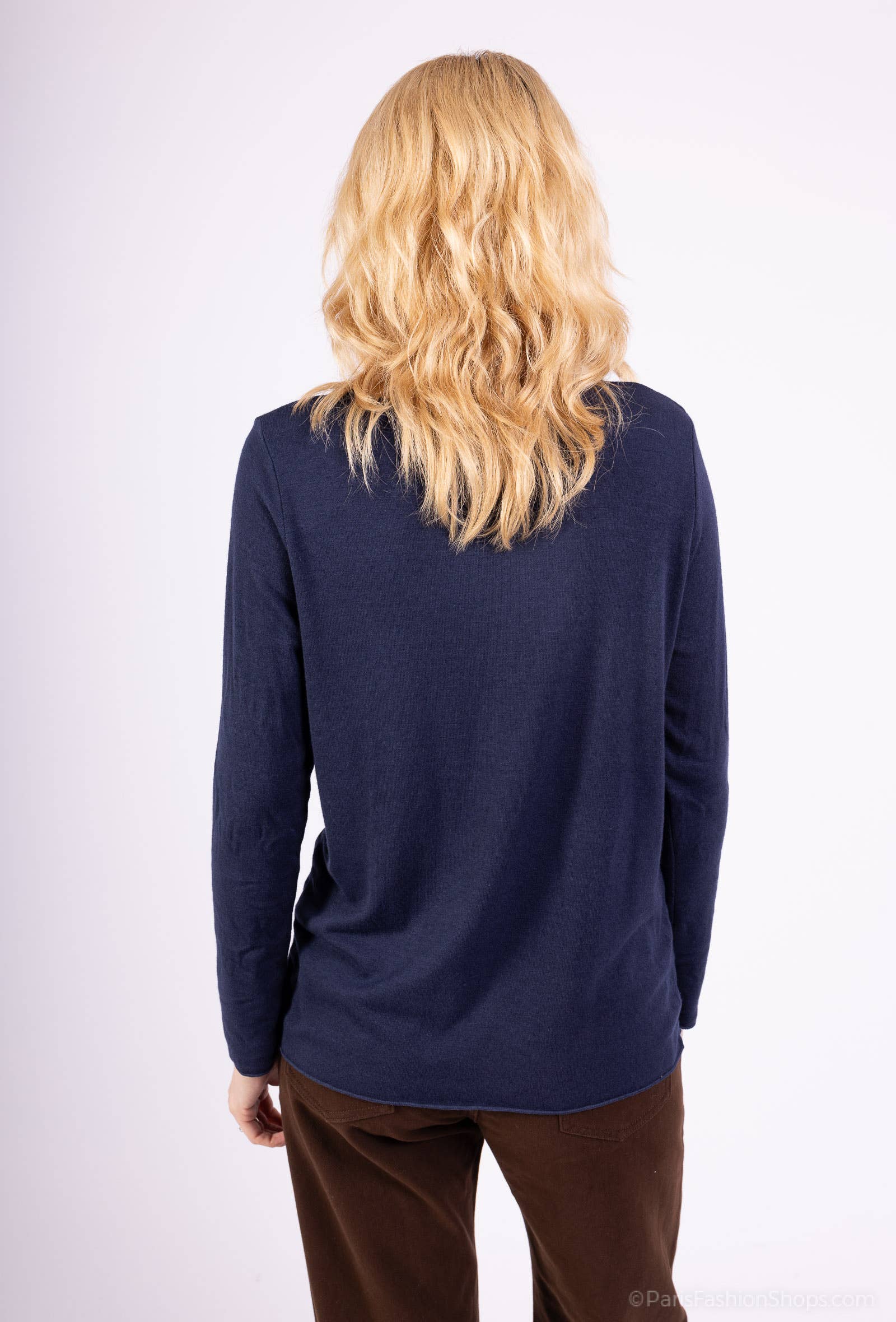 L'Emotion - Wholesale T-Shirt - Women's - Long Sleeve Round Neck T-Shirt 30% Wool 30% Angora13