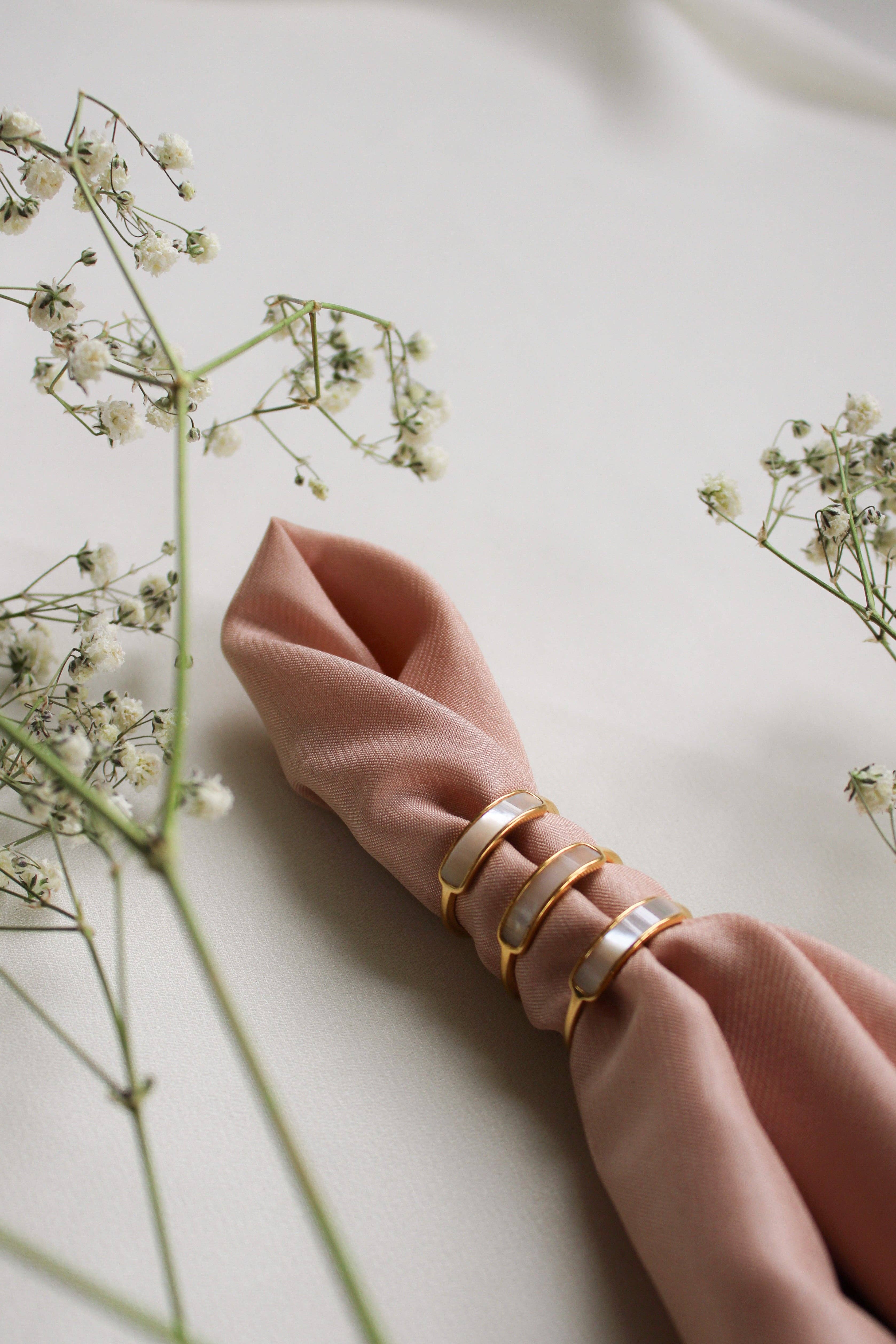 24th & Gold - Wholesale Band/Stacked Ring - Iridescent Band Gold Ring1