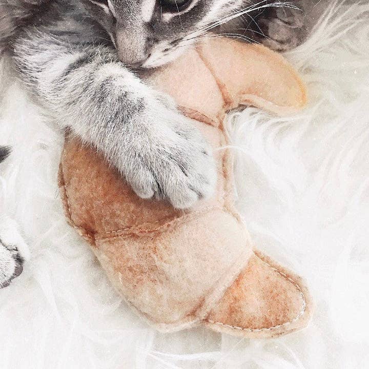 Kitty Croissant for wholesale by Miso Handmade