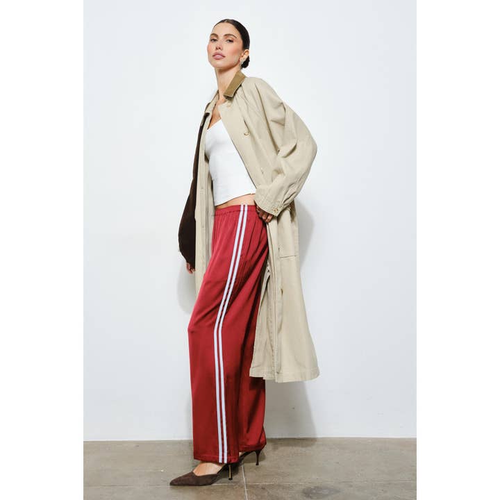 Fiona Satin Track Pants for wholesale by Loucia