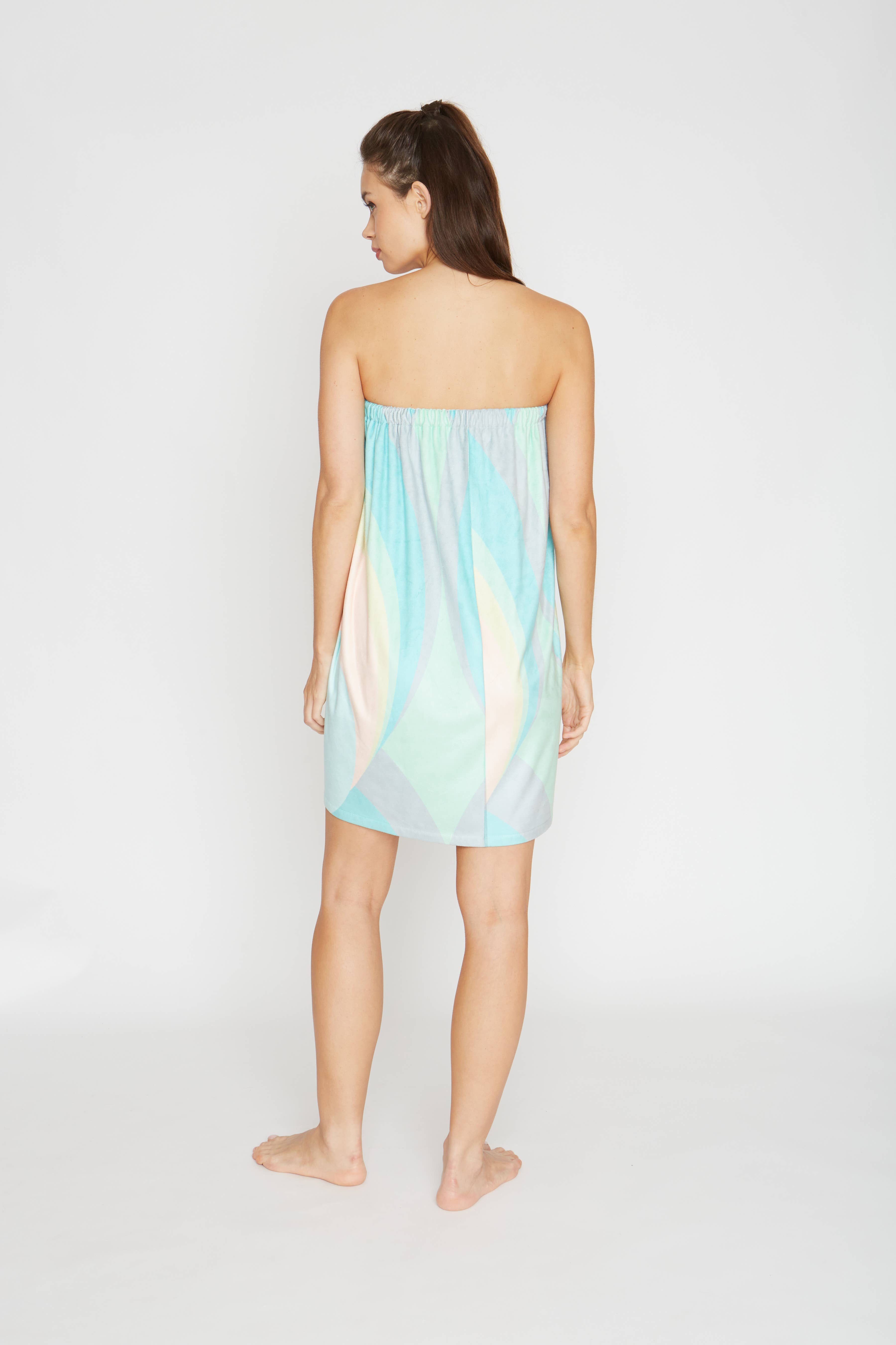 Wrap Up by VP - Wholesale Badjas - Dames - Diva Scoop Pistachio Spa Wrap2