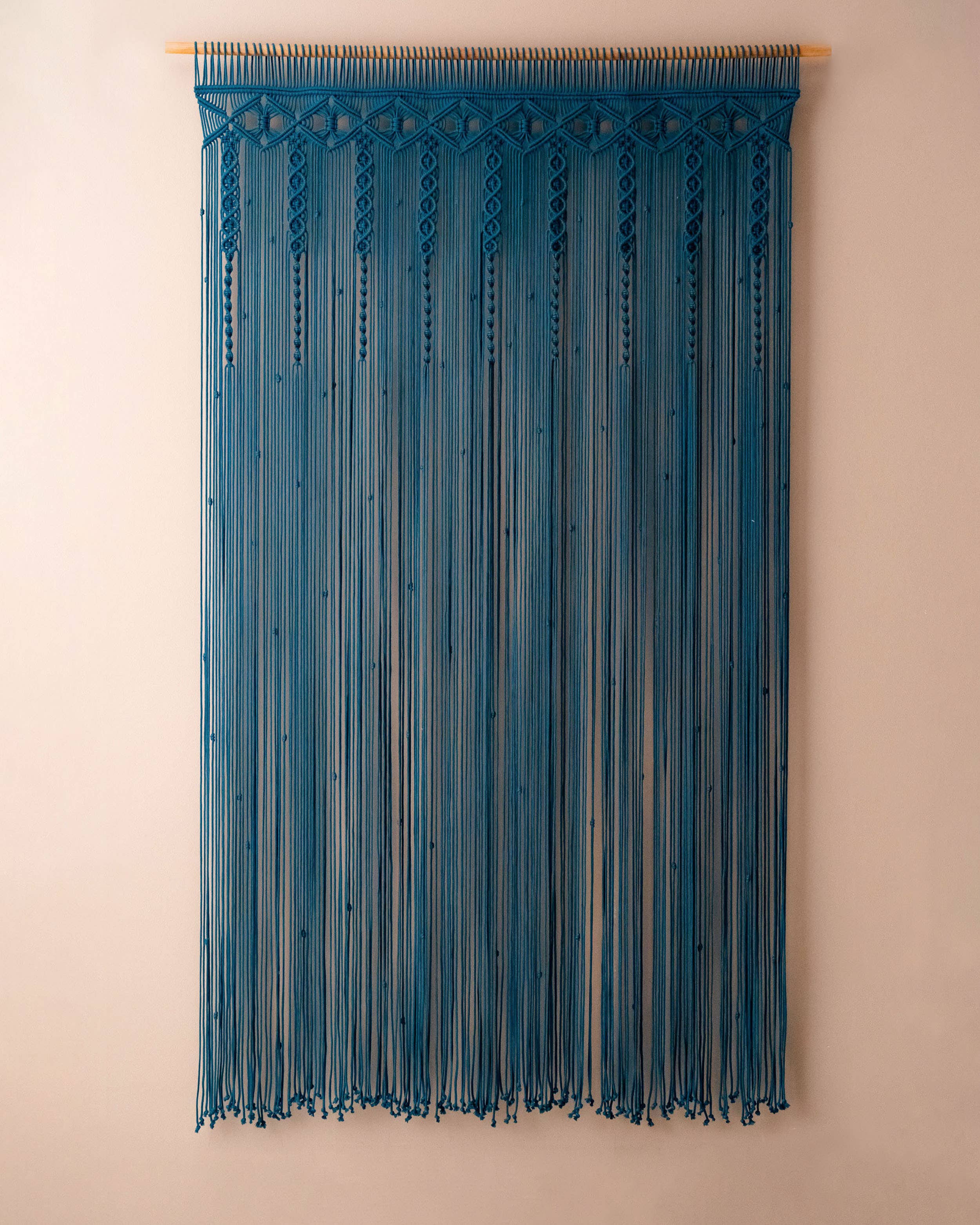 HeartCrafted - Vente Rideaux - Rideau macramé Boho pour porte et fenêtre C0620