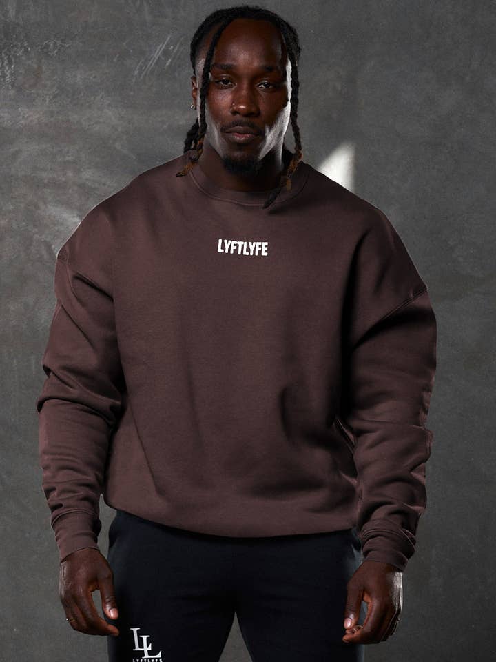 Adapt Heren Crew voor wholesale door Lyftlyfe Apparel