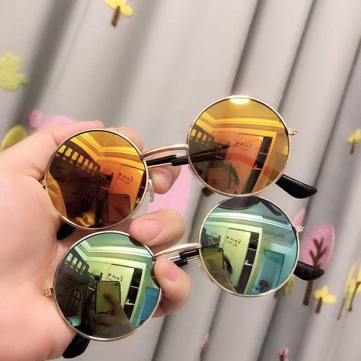 KiddieKickz - Vente Lunettes de soleil – enfant - Lunettes de soleil à monture ronde pour enfants et lunettes de soleil colorées16