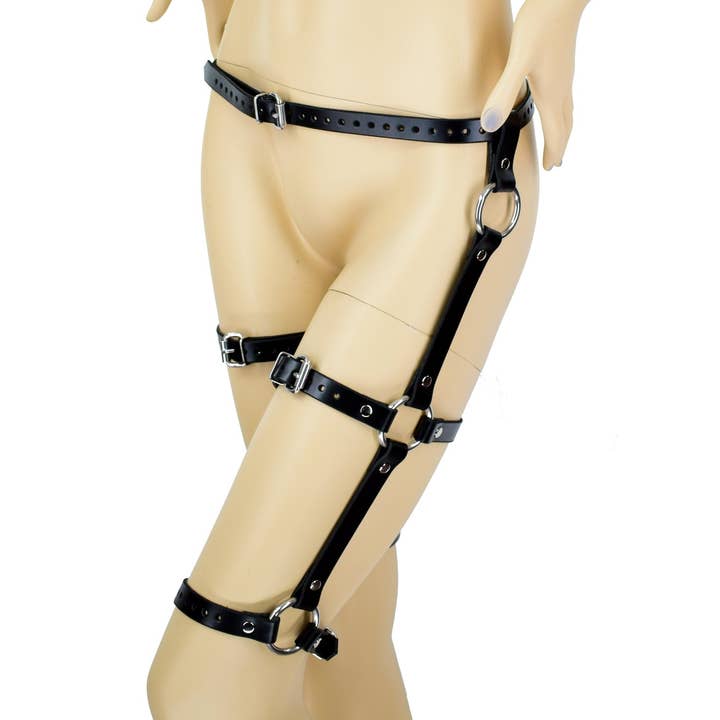 Axovus – Engroshandel Bælte - Dame – Dobbelt lår læder hofteholder bælte1