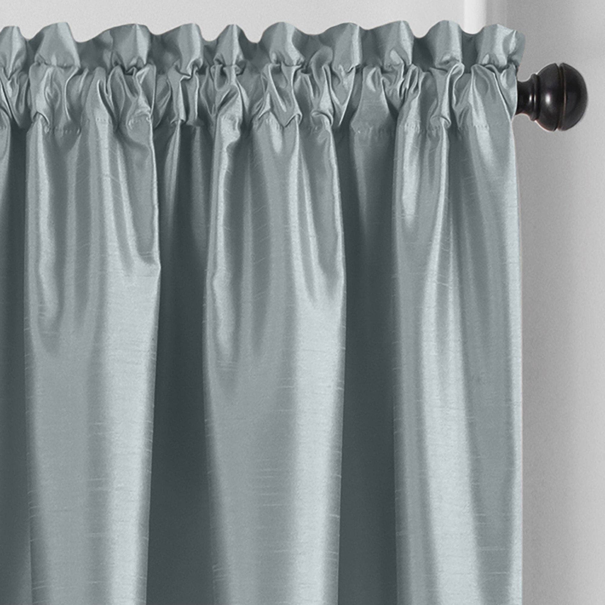 Threadmade Home - Wholesale Curtain - Colette Faux Silk Blackout Window Curtain & Scallop Valance10