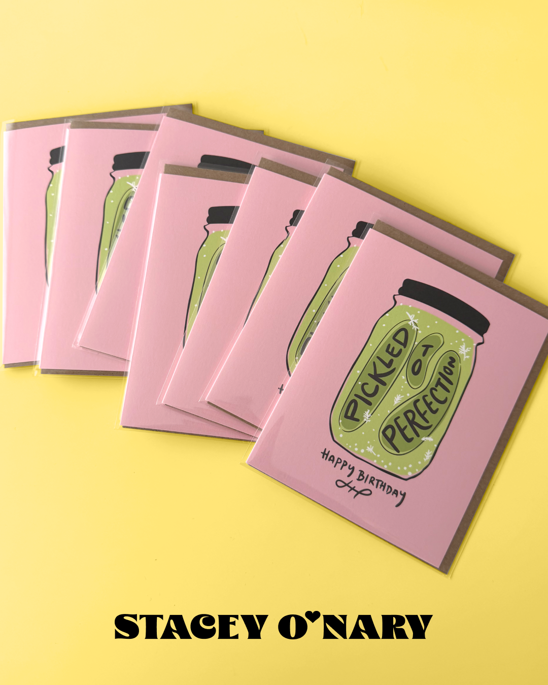 Stacey O'Nary - Wholesale Birthday Card - Pickled to Perfection Birthday Card3