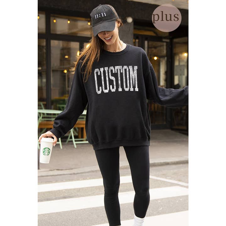 CUSTOM DESIGN VINTAGE GRAPHIC SWEATSHIRTS PLUS for wholesale by Illustrated Society