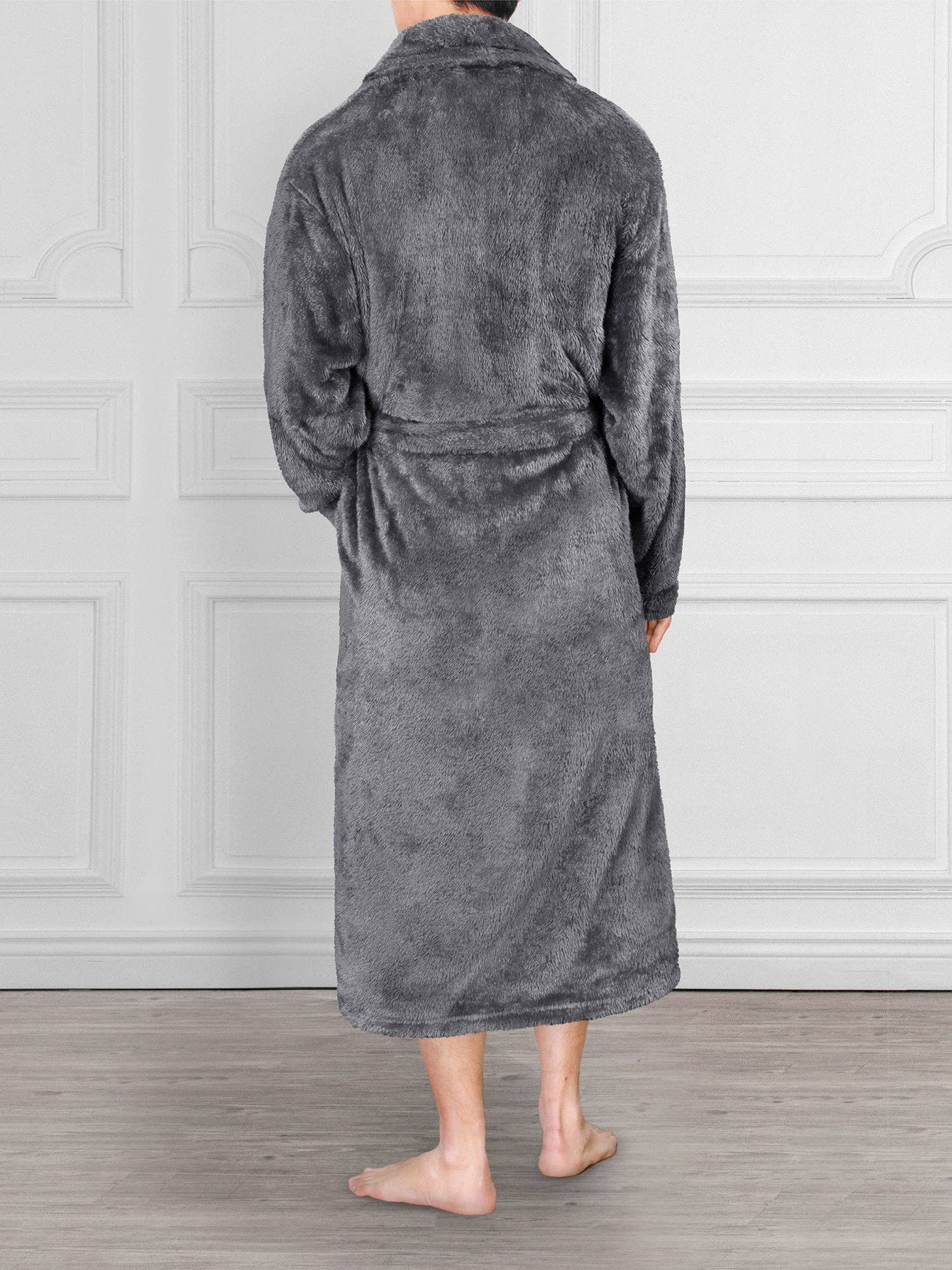 Pavilia - Wholesale Robe - Men's - Men's Sherpa Fluffy Robe14