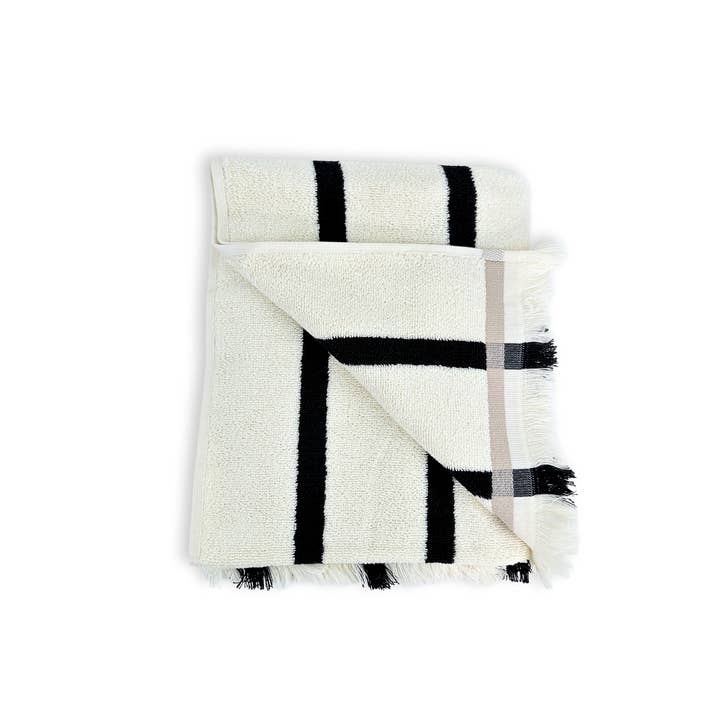 Buld&Co. - Wholesale Beach towel - Terry Turkish Towel Soft Thick XL Peshtemal Striped4