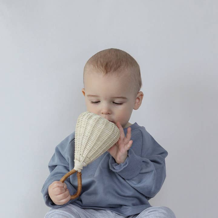 Cotton Sweatshirt - Dusty Blue for wholesale by Cotton Bloom Clothing