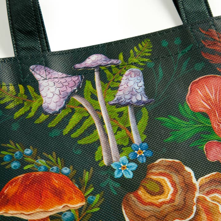 Chronicle Books - Wholesale Grocery/Shopping Bag - World of Mushrooms Reusable Shopping Bag2