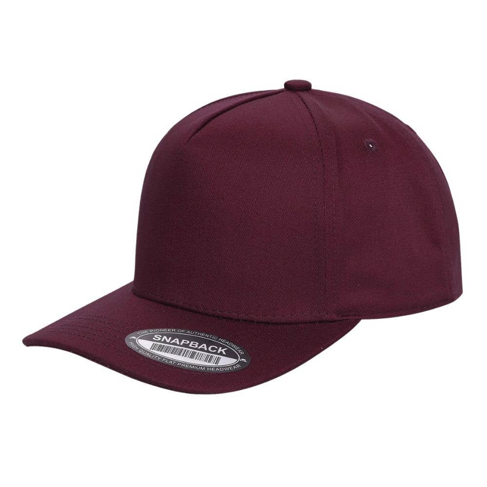 DOBBI - Wholesale Flat Brim Cap - Unisex - 5 Panel Snapback Caps9