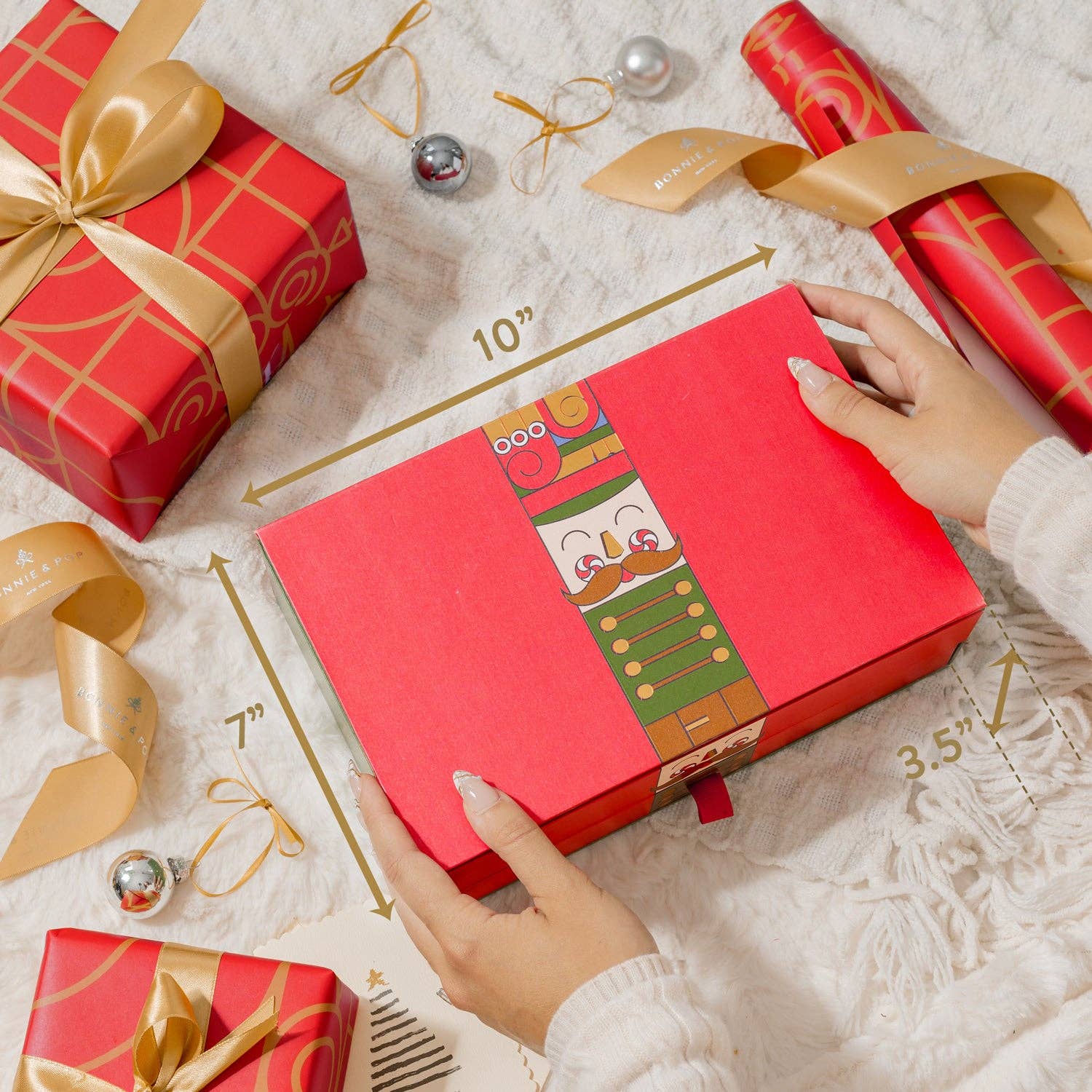 Bonnie & Pop - Wholesale Chocolate Box - Nutcracker Ornament Chocolate Gift Box | Edible Chocolate Christmas Tree Ornaments | Bonnie & Pop2