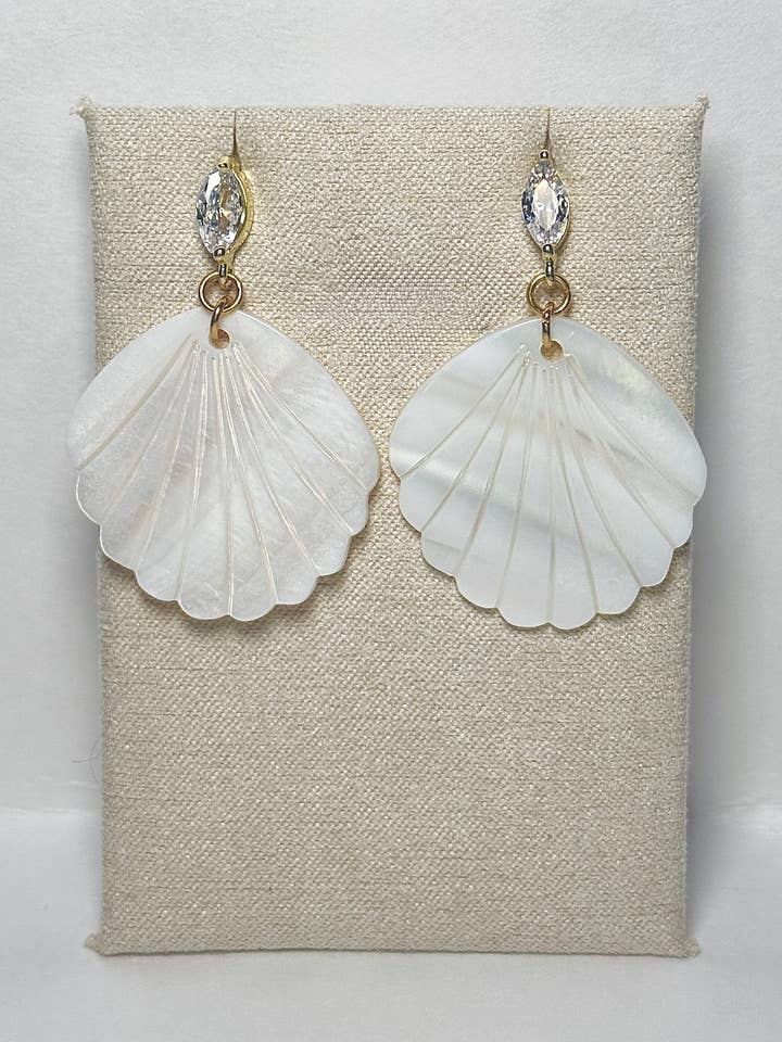 Strålende Abalone Perlemor Dråbeøreringe Guld & Sølv for engroshandel hos Lynnmade