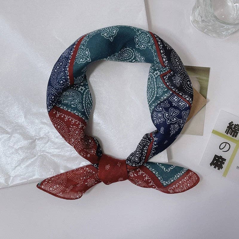 FurDecoration - Wholesale Scarf - Women's - Thin Printed Small Handkerchief2