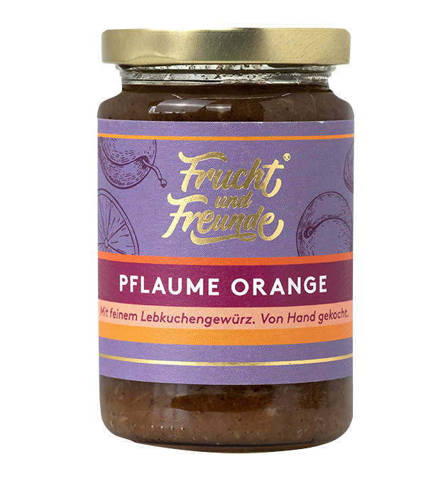 Frucht und Freunde – Großhandel Marmelade/Gelee – Pflaume Orange Vanille Lebkuchen Fruchtaufstrich0