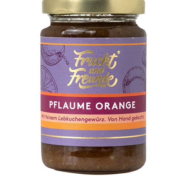 Frucht und Freunde – Großhandel Marmelade/Gelee – Pflaume Orange Vanille Lebkuchen Fruchtaufstrich0