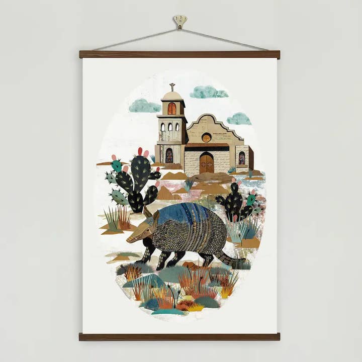 Dolan Geiman - Wholesale Art Print - Art Print | Armadillo Wall Art | AT THE MISSION