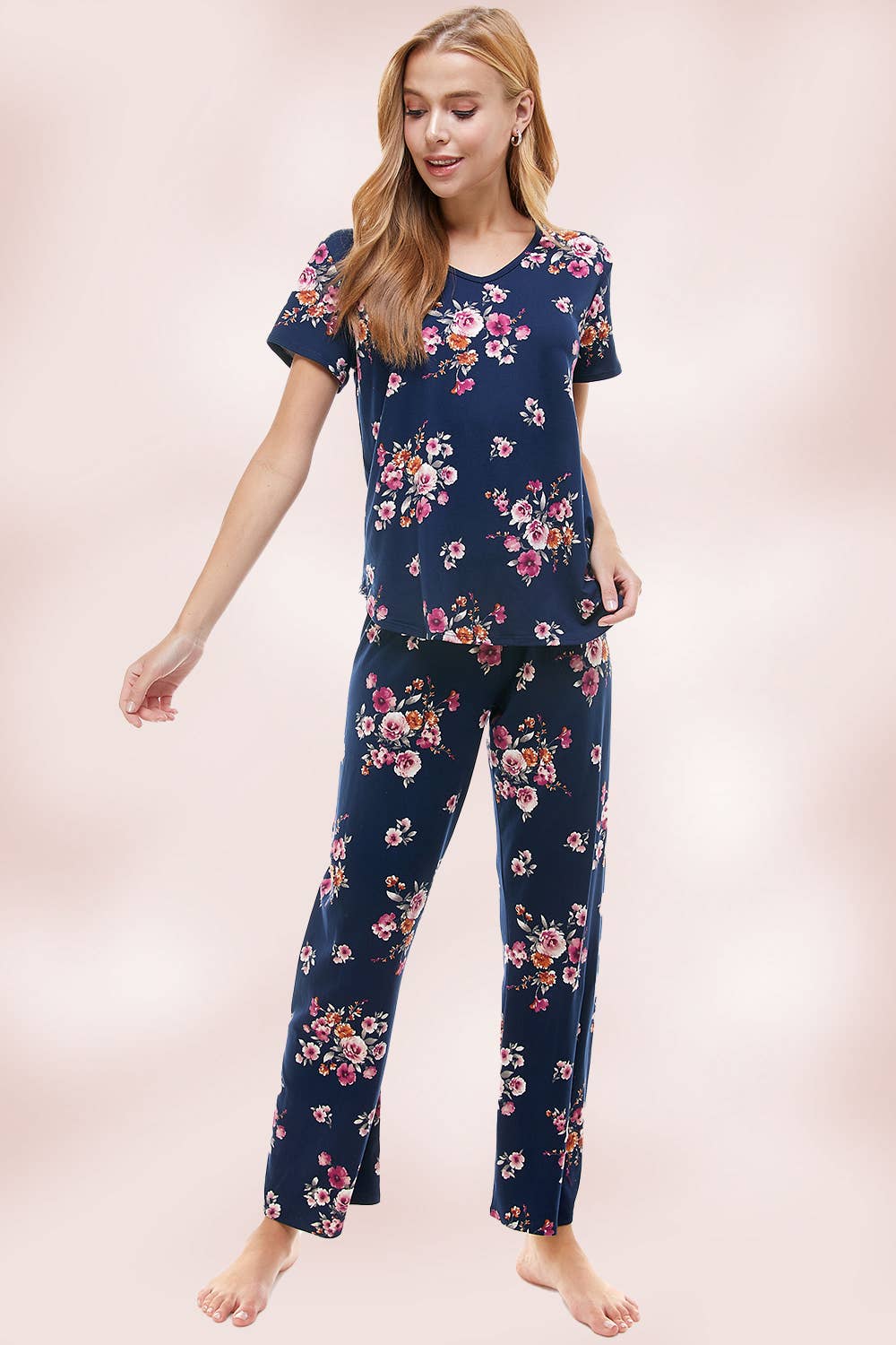 MILEY + MOLLY - Wholesale Lounge Set - Women's - LOUNGEWEAR SET FOR WOMEN'S FLORAL PAJAMA13