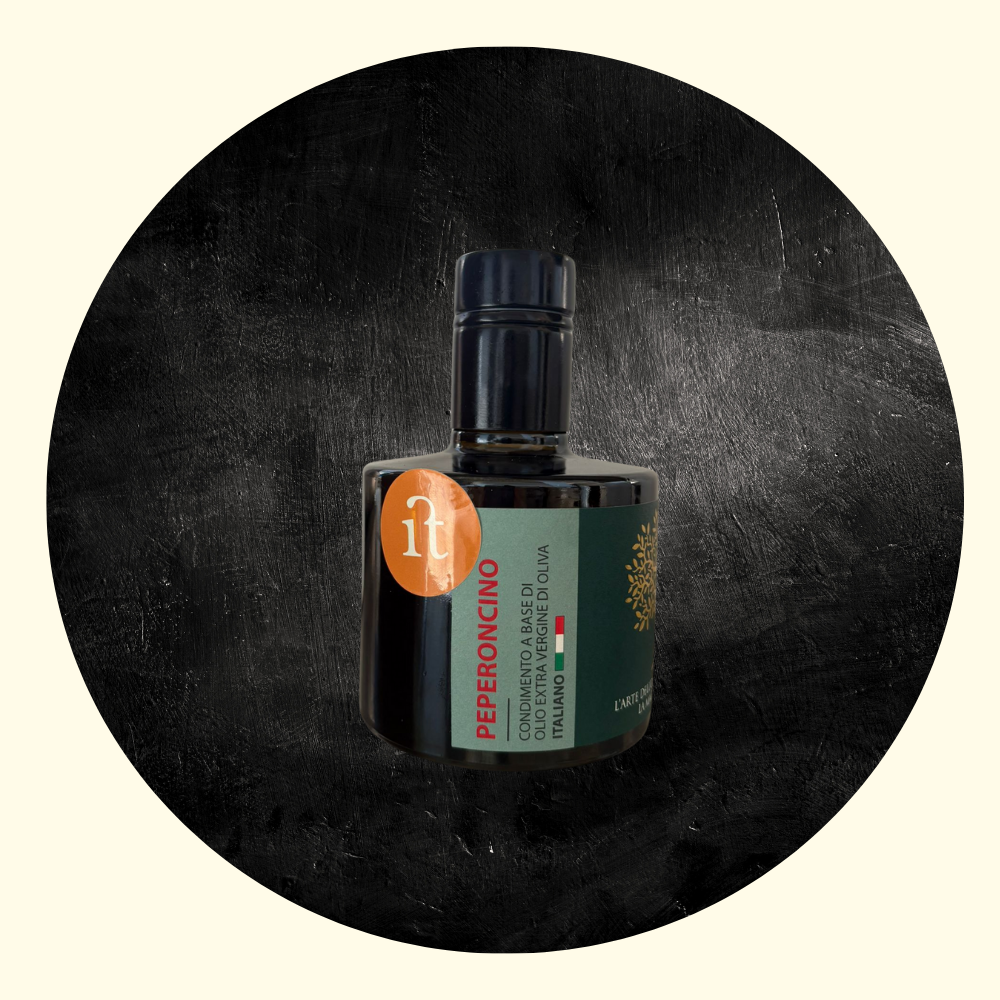 Gourm.it - Vendita all'ingrosso Olio d'oliva - Condimento a Base di Olio di Oliva 100% al Peperoncino – 250 ml0