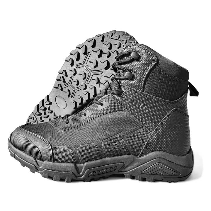 Ivedin - Wholesale Combat/Military Boots - Men's - CluCluC Insignia | Black Tactical Military Police Boots10