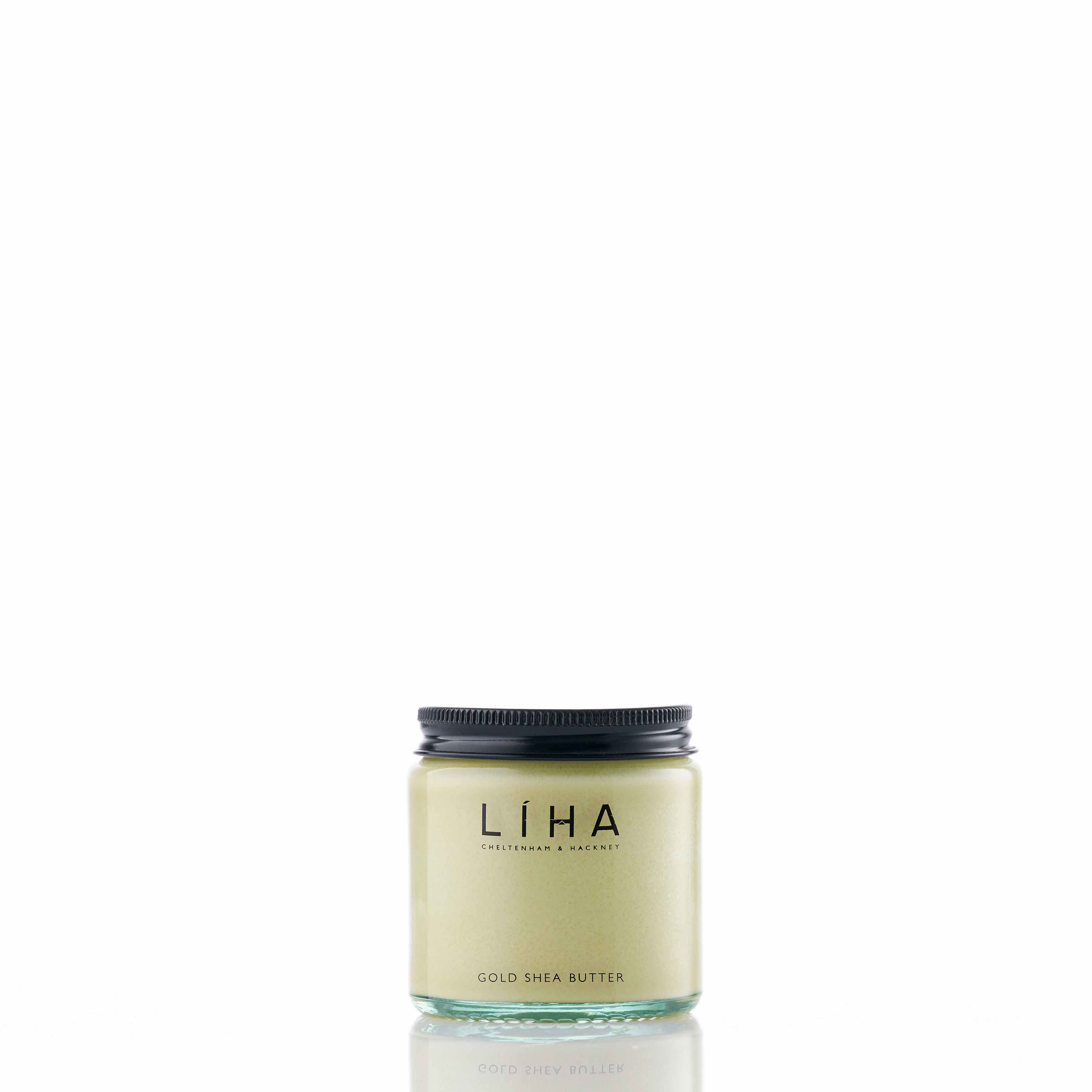 LIHA Beauty – wholesale Body balm/butter – Gold Shea Butter 120ml - Multi Purpose Moisturiser1