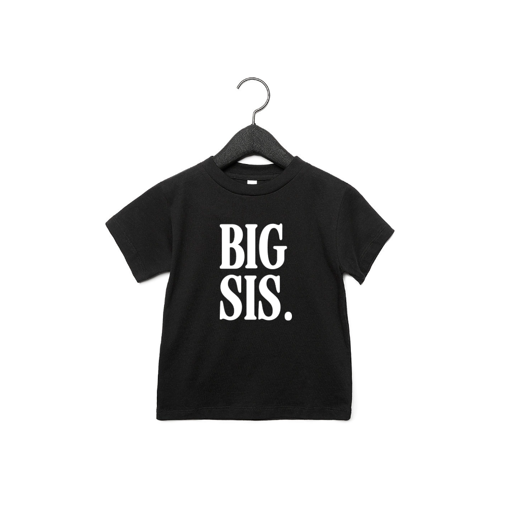 SBG Co. - Wholesale Screen Printed T-Shirt - Kids - Big Sis Tee2