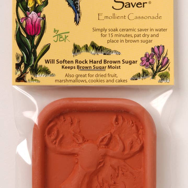 JBK Pottery - Wholesale Kitchen Tool/Gadget - Brown Sugar Saver - Moose Design1