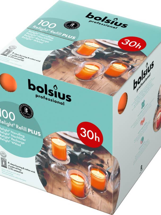 Horeca Relight Xl Recargas 64/52 Caixa 100 Laranja por atacado de Sfeerpunt